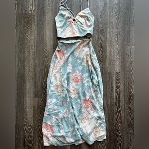 Floral Abercrombie skirt and top set